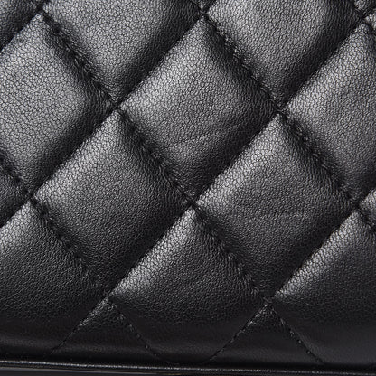 Chanel Lambskin Quilted Mini Trendy CC Chain Wallet Black 15 of 16
