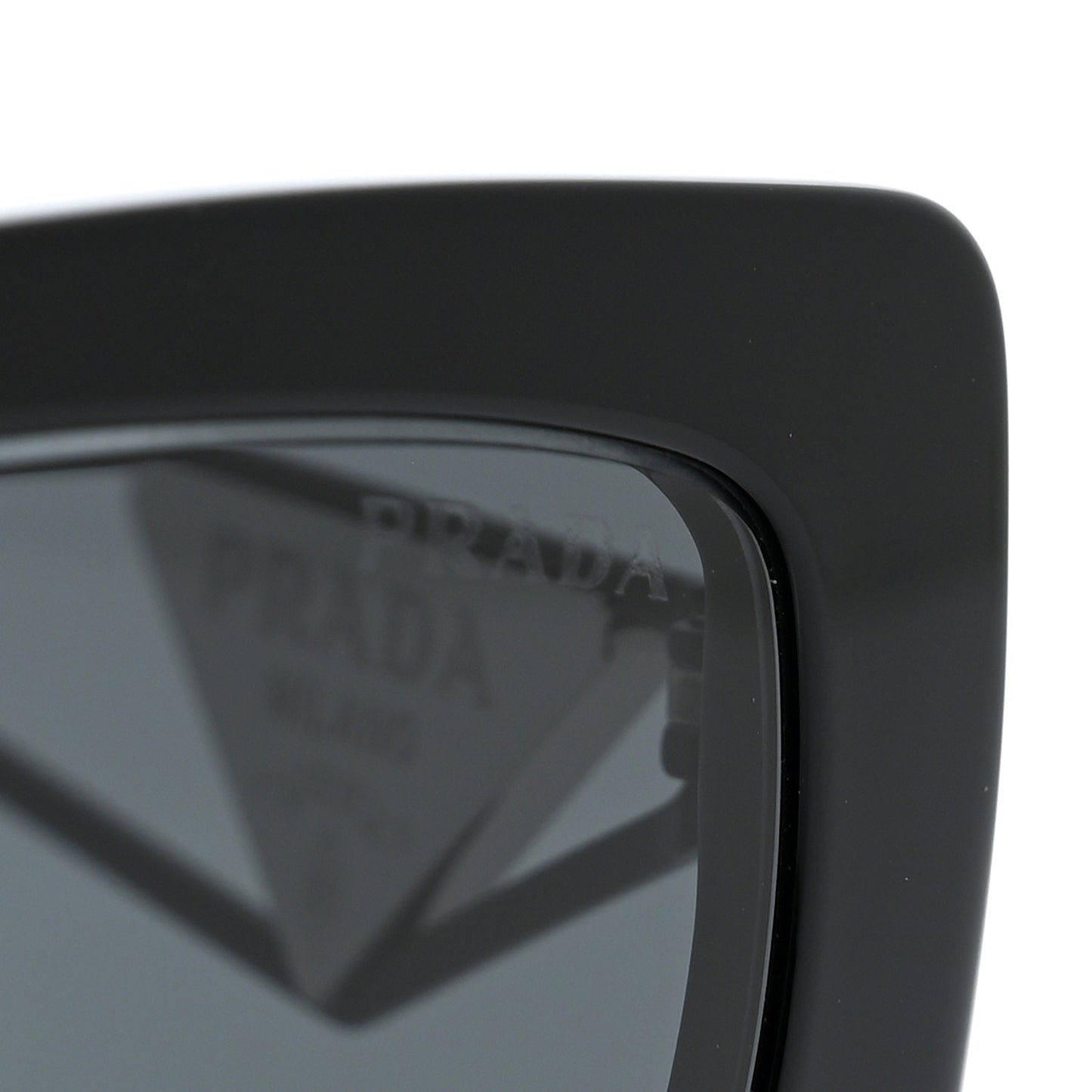 Acetate Sunglasses SPR 14Y Black Slate Gray