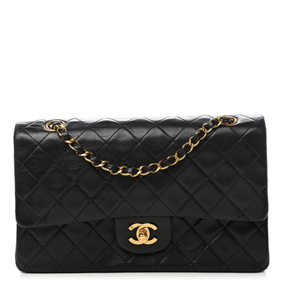 Chanel Lambskin Quilted Medium Double Flap Black 1 of 17