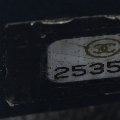 Chanel Tweed Snakeskin Quilted Small CC Filigree Vanity Case Navy Multicolor 7 of 10