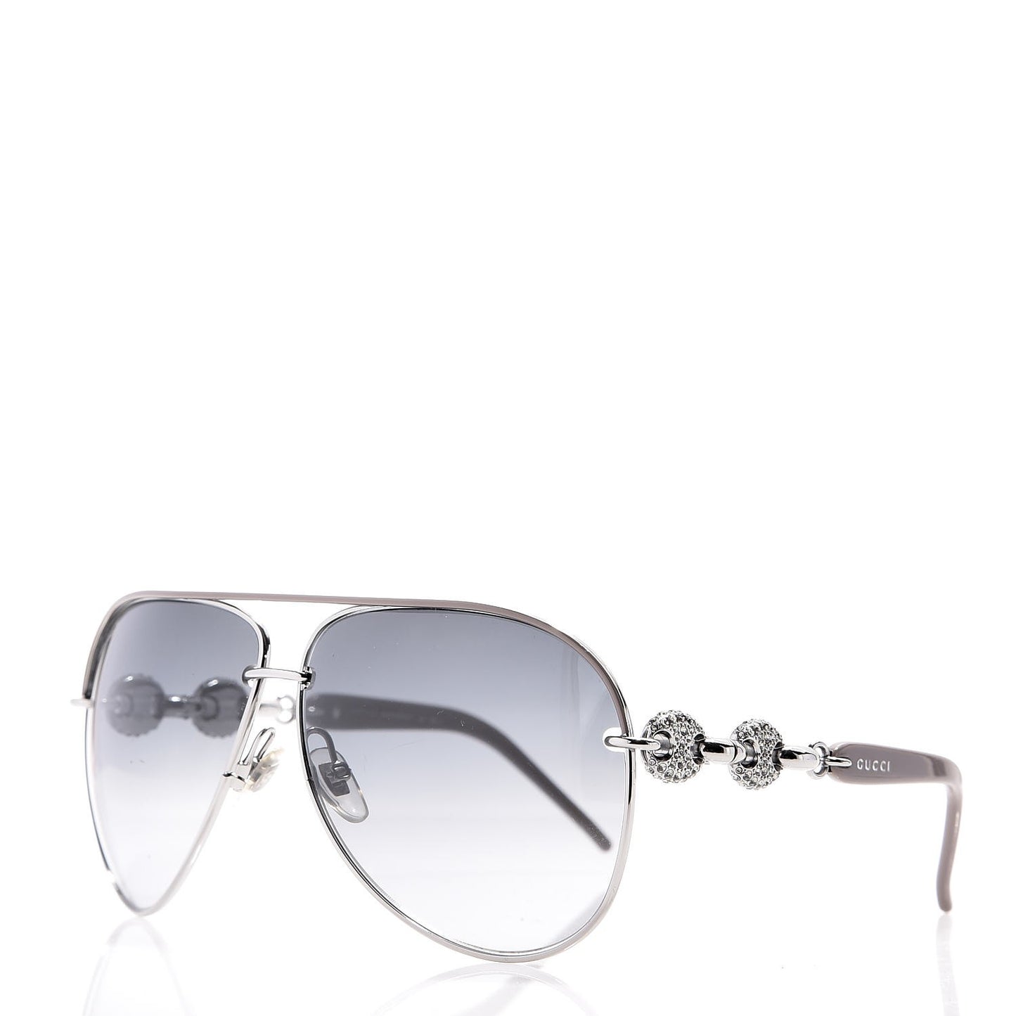 Crystal Marina Chain Aviator Sunglasses 4230/S Grey