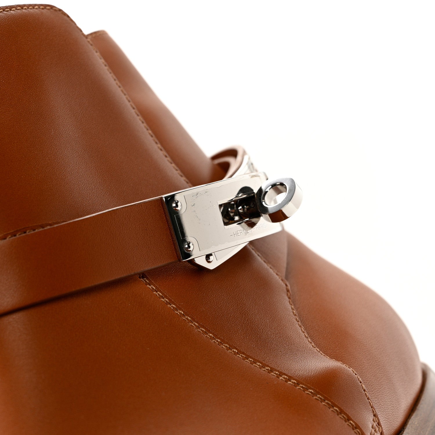 Hermes Calfskin Neo Low Boots 37 Natural 9 of 13