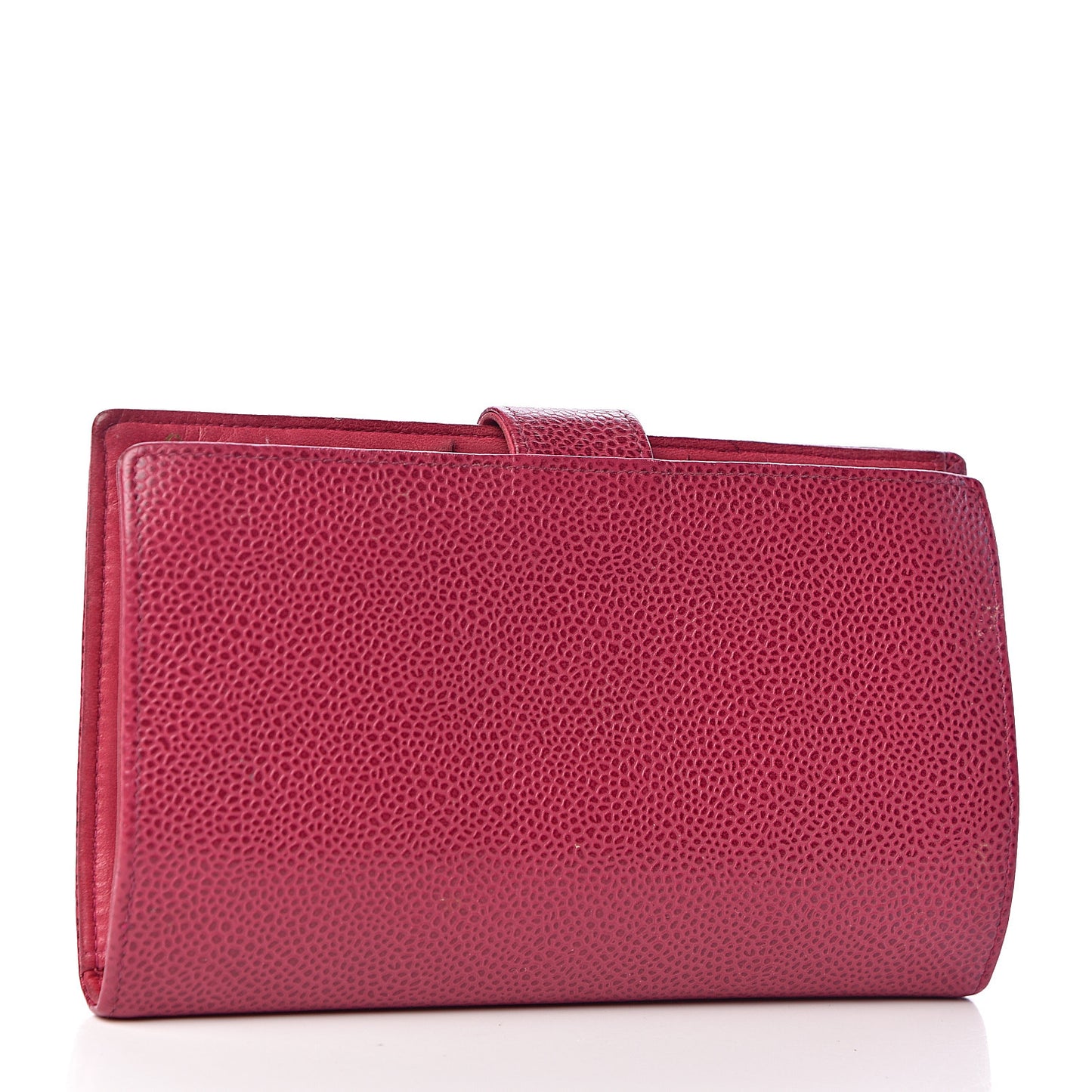 Caviar Timeless CC French Wallet Dark Pink