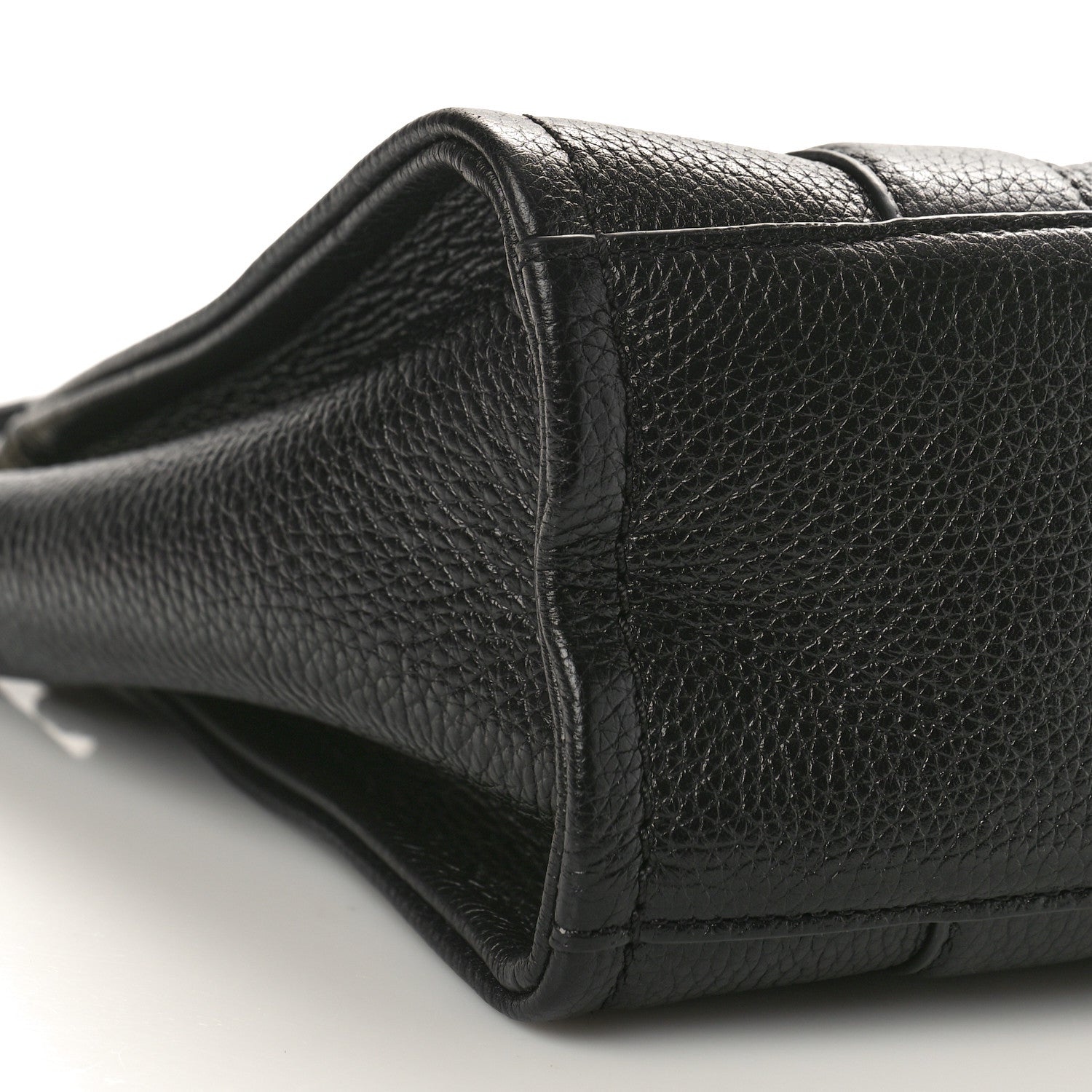 Marc Jacobs Grained Calfskin Small The Tote Bag Black 8 of 13