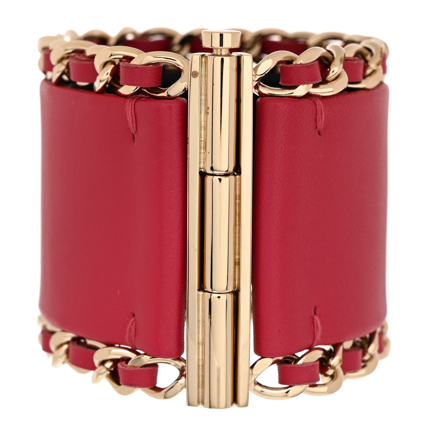 Lambskin Chain CC Cuff S Pink Gold