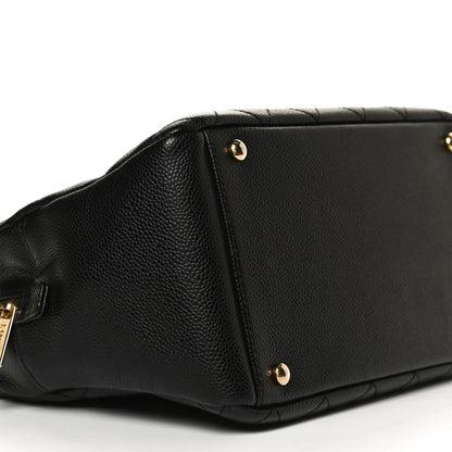 Chanel Caviar Quilted Petit Timeless Tote PTT Black 9 of 10