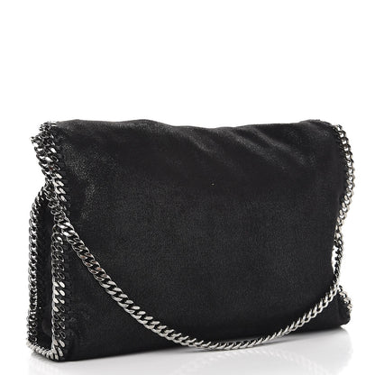 Stella McCartney Shaggy Deer Falabella Fold Over Tote Black 4 of 8