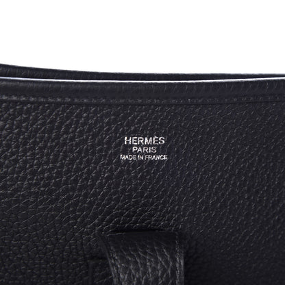 Hermes Taurillon Clemence Evelyne III GM Black 6 of 7