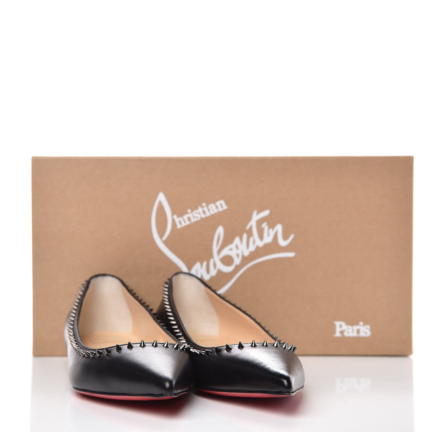 Christian Louboutin Nappa Anjalina Flats 39 Black 9 of 9