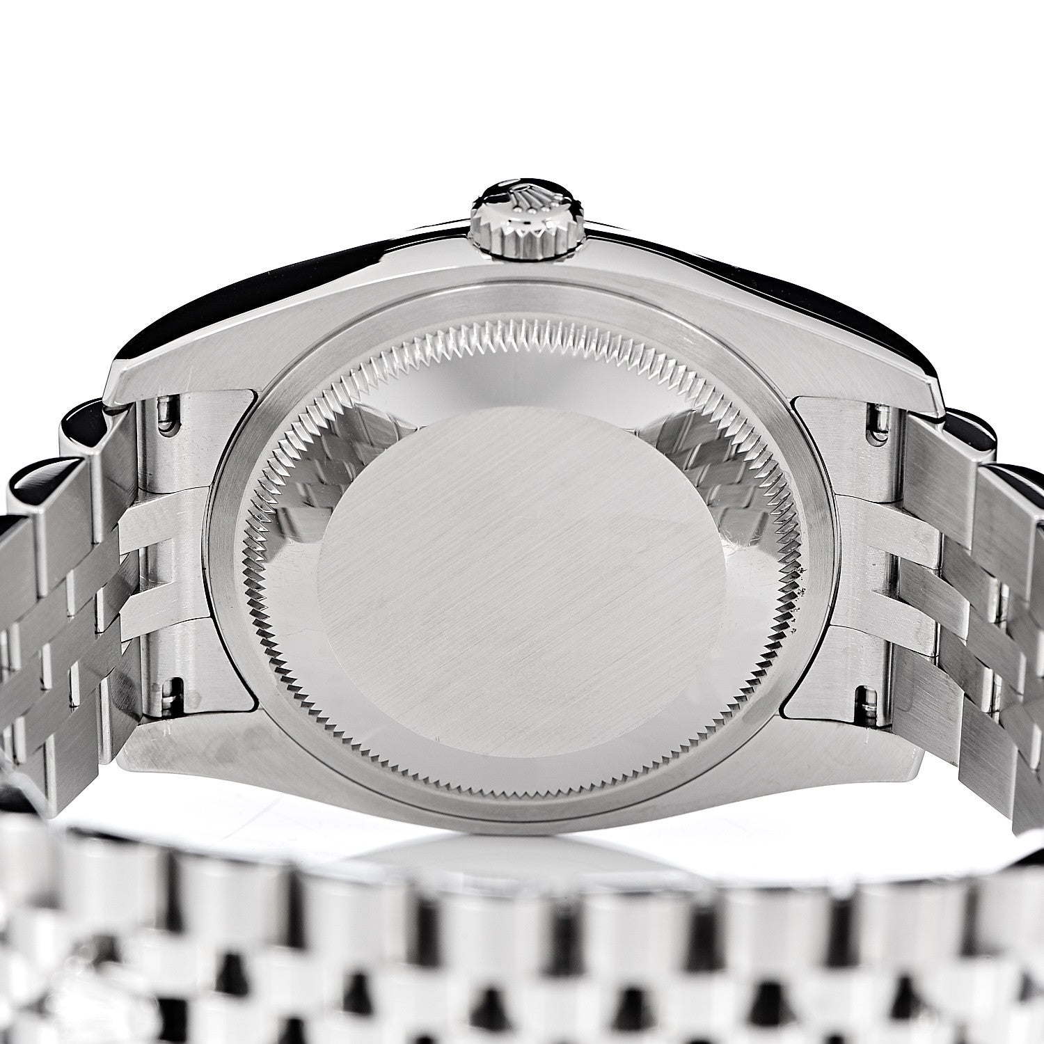 Rolex Stainless Steel 18K White Gold 36mm Oyster Perpetual Datejust Watch Silver 116234 5 of 8