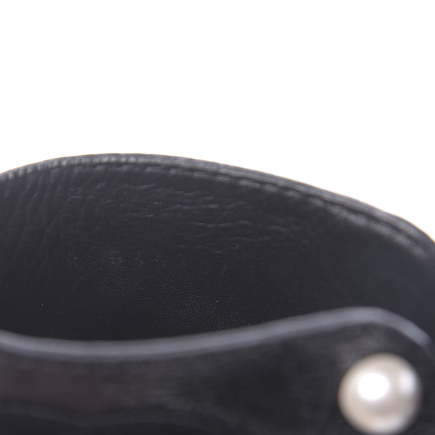 Calfskin Velvet Pearl Combat Short Boots 37 Black