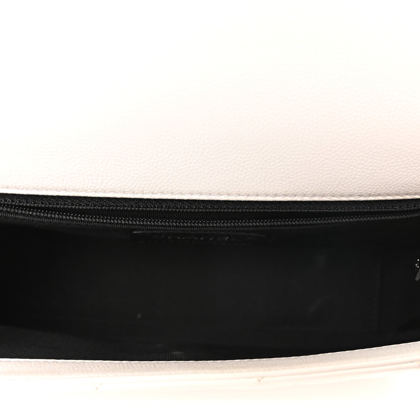 Caviar Quilted My Everything Flap White Black