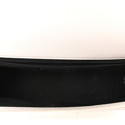 Chanel Caviar Quilted My Everything Flap White Black 5 of 10