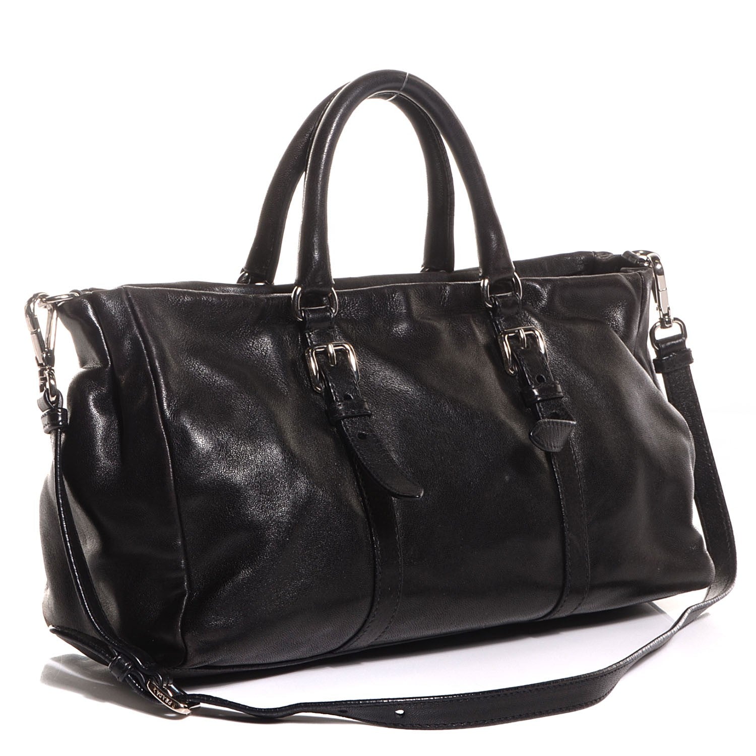 Prada Nappa Soft Tote Nero Black 3 of 9