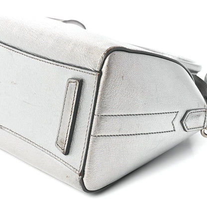 Givenchy Metallic Sugar Goatskin Mini Antigona Silver 10 of 12