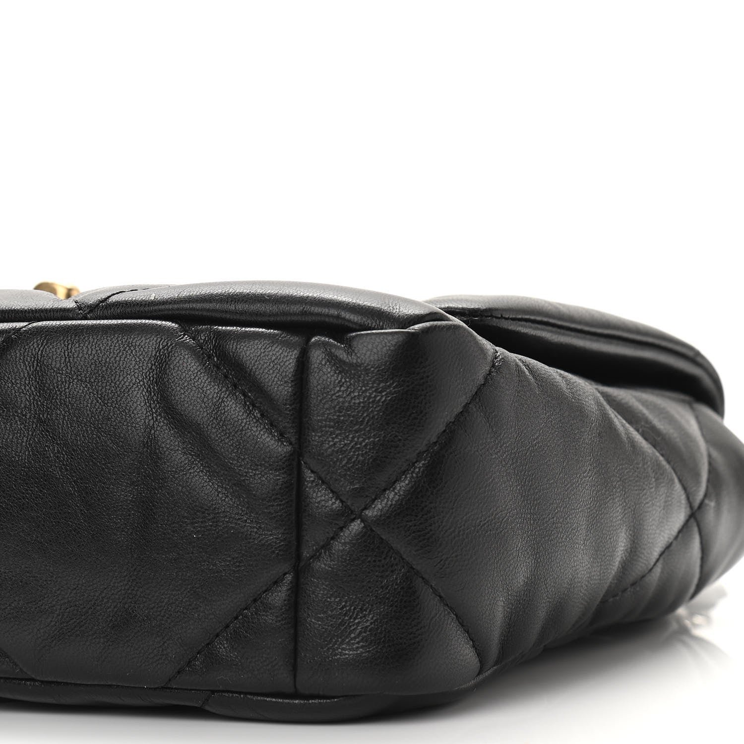 Chanel Goatskin Quilted Medium Chanel 19 Flap Black 10 of 11