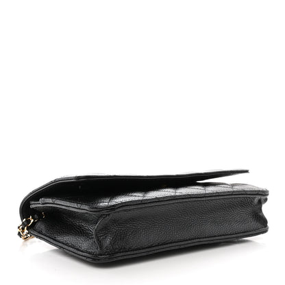 Chanel Caviar Quilted Wallet on Chain WOC Black 4 of 12