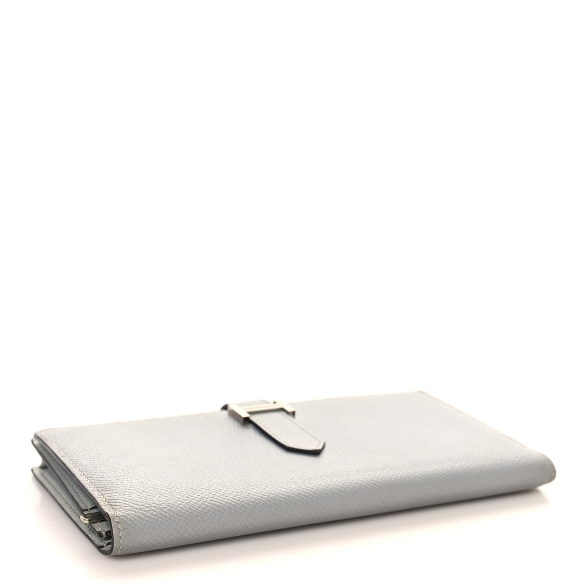 Hermes Epsom Bearn Gusset Wallet Bleu Lin 4 of 9