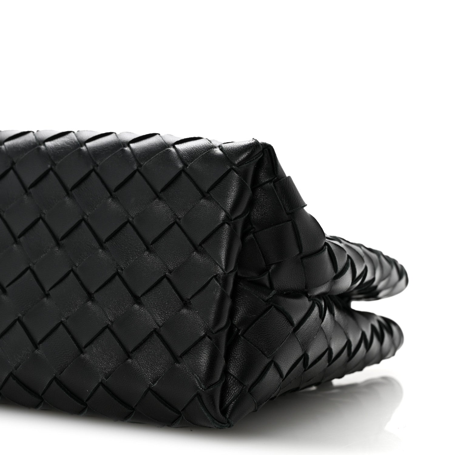 Bottega Veneta Nappa Intrecciato Small Andiamo Shoulder Bag Black 9 of 10
