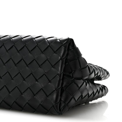 Bottega Veneta Nappa Intrecciato Small Andiamo Shoulder Bag Black 9 of 10