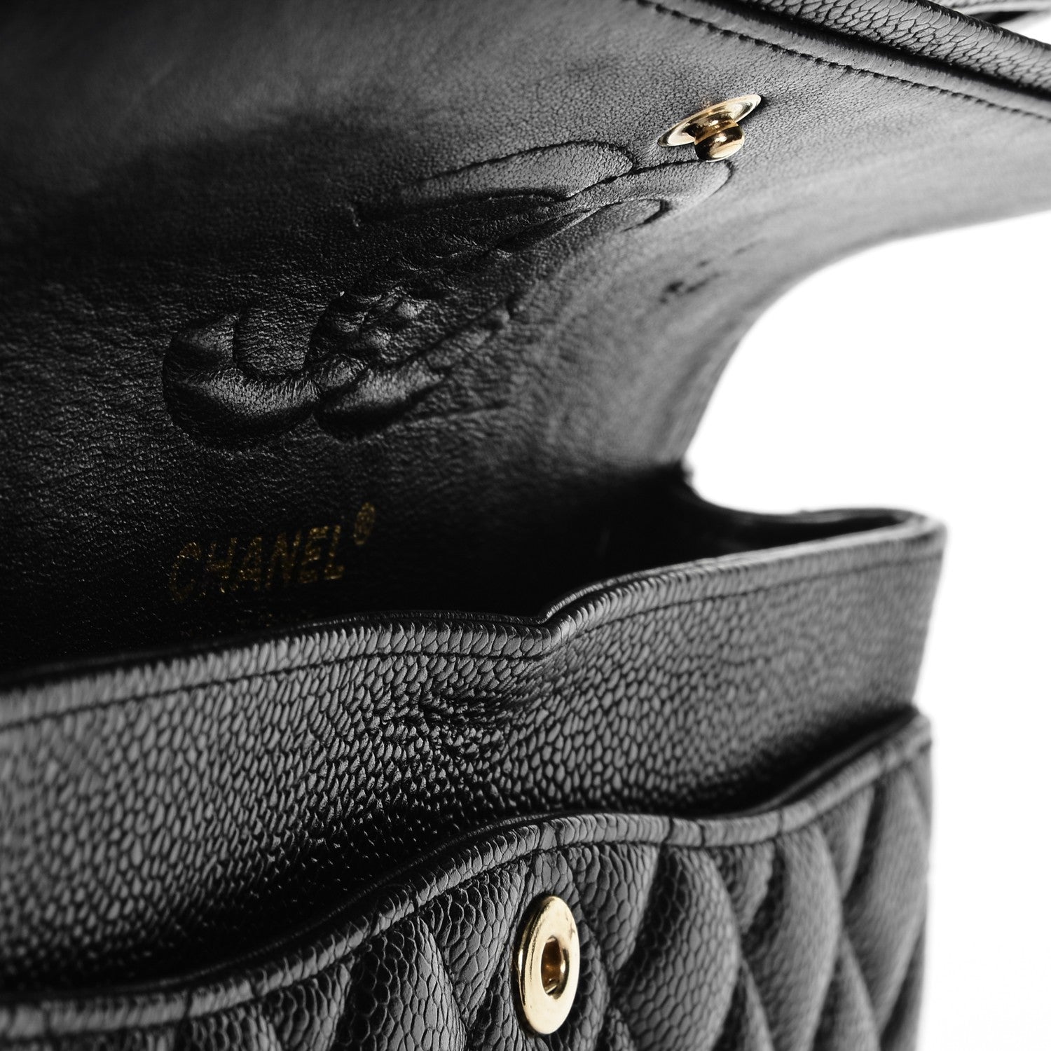 Chanel Caviar Quilted Small Double Flap Black 5 of 8