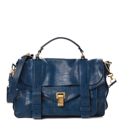 Proenza Schouler Lambskin Medium PS1 Satchel Peacock 1 of 13