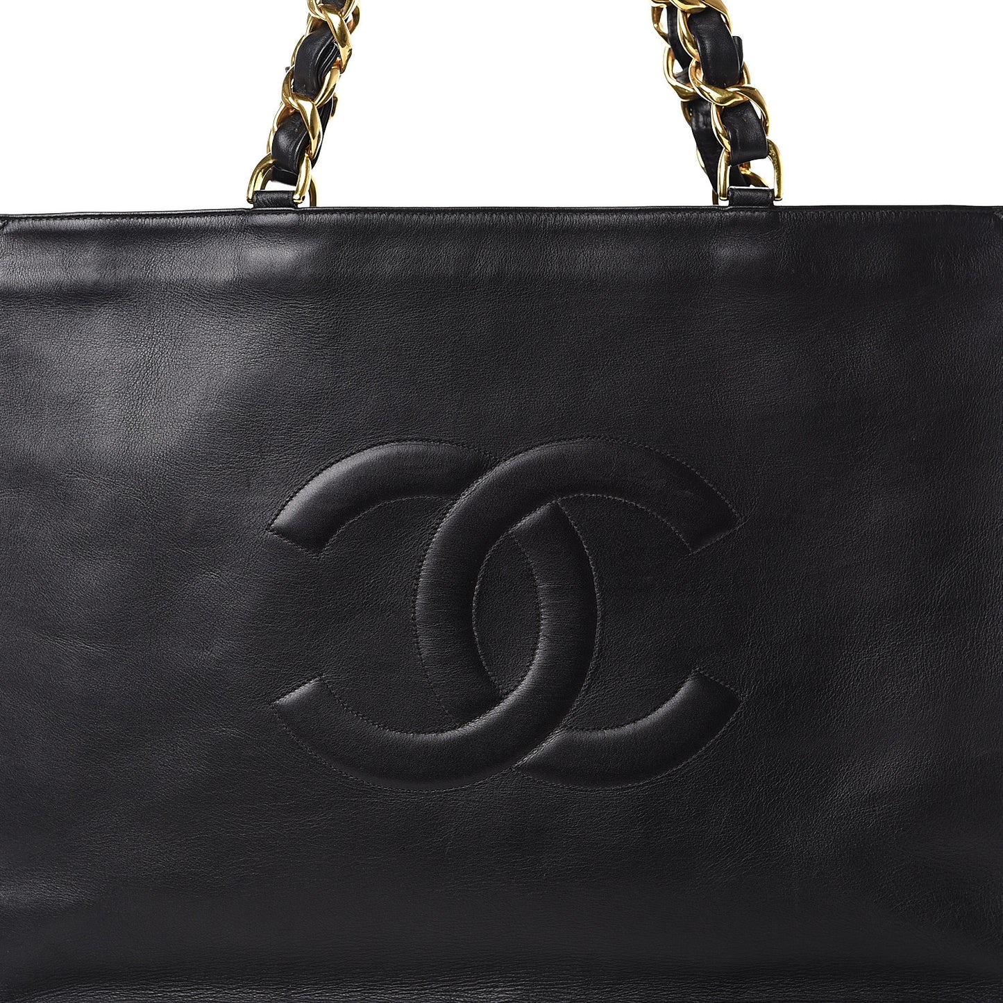 Lambskin CC Tote Black