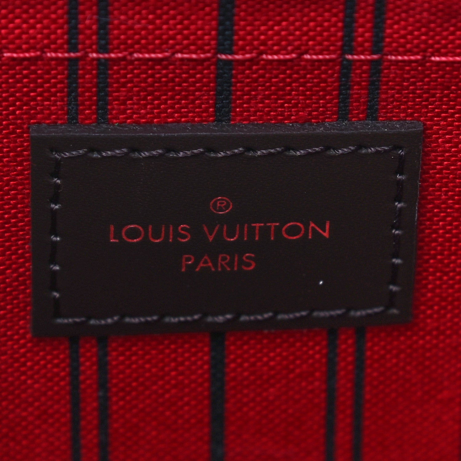 Louis Vuitton Damier Ebene Neverfull MM GM Pochette 6 of 9