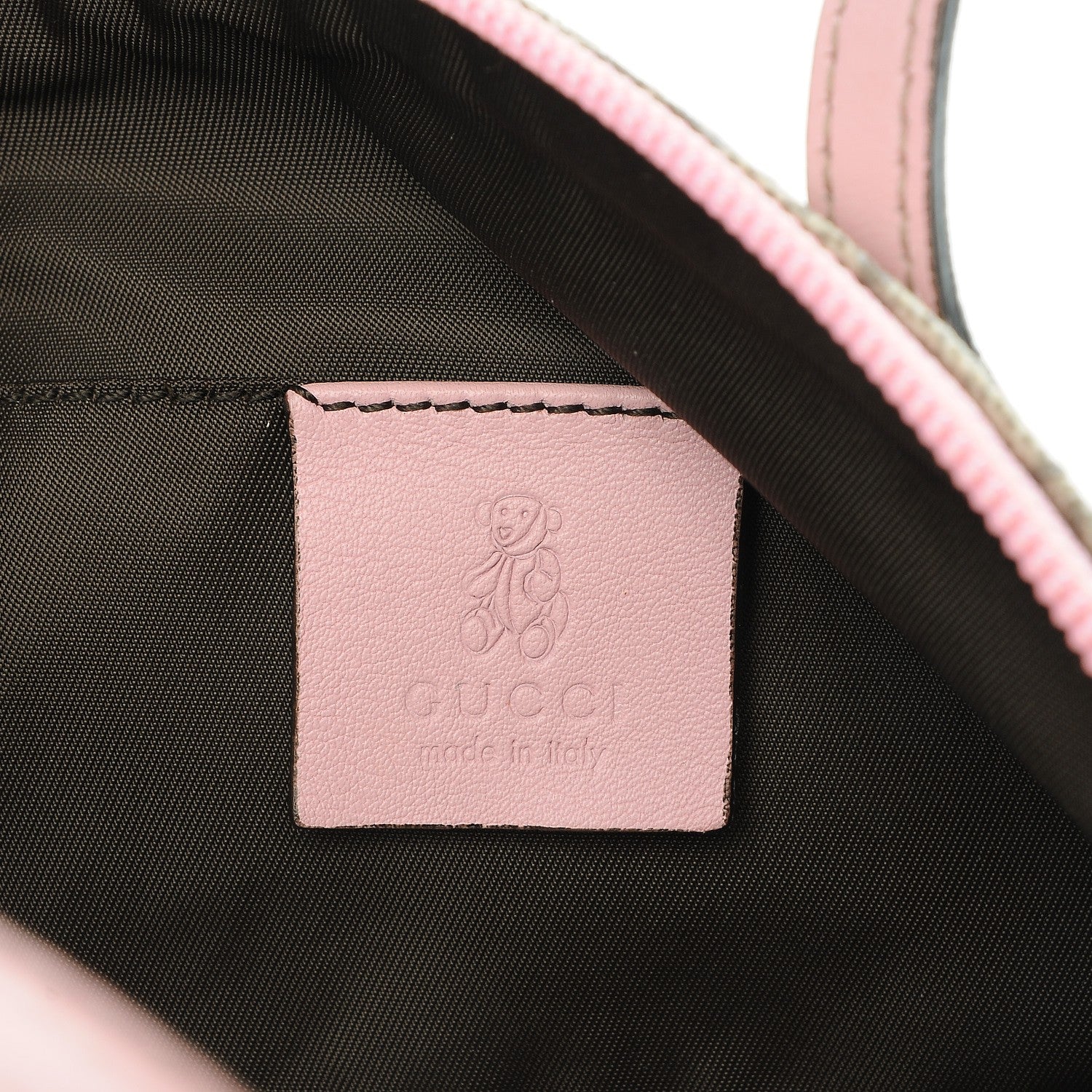 Gucci GG Supreme Monogram Children's Zoo Pig Pink 7 of 9