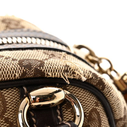 Gucci Monogram Medium Wave Boston Dark Brown 11 of 12