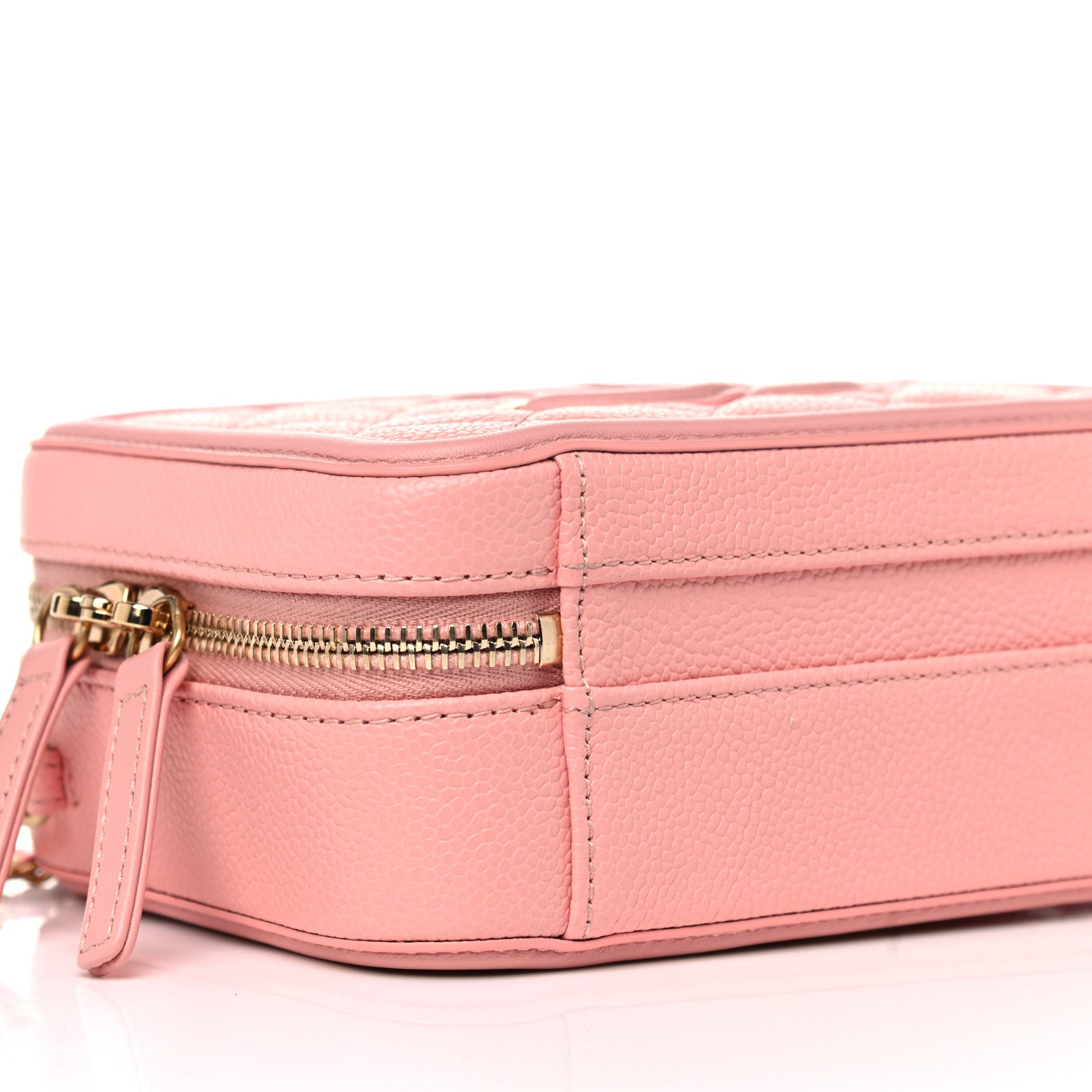 Chanel Caviar Quilted Small CC Filigree Vanity Case Pink 8 of 10