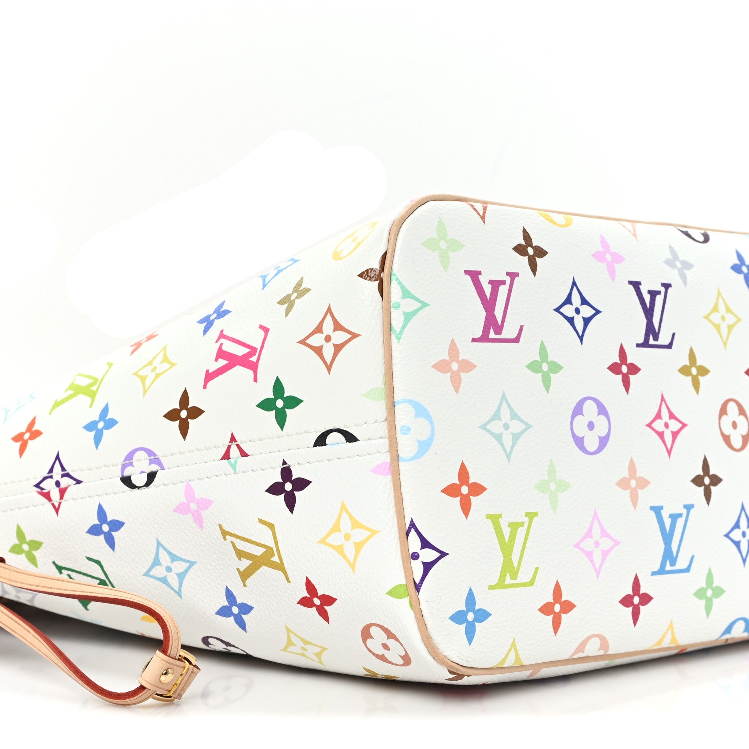 Louis Vuitton LV X TM Monogram Multicolor Neverfull MM White 9 of 10