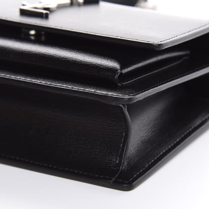 Saint Laurent Calfskin Monogram Sunset Chain Wallet Black 8 of 9