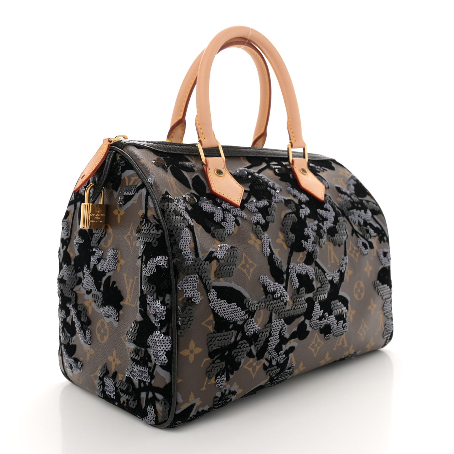 Monogram Fleur De Jais Sequins Speedy 30