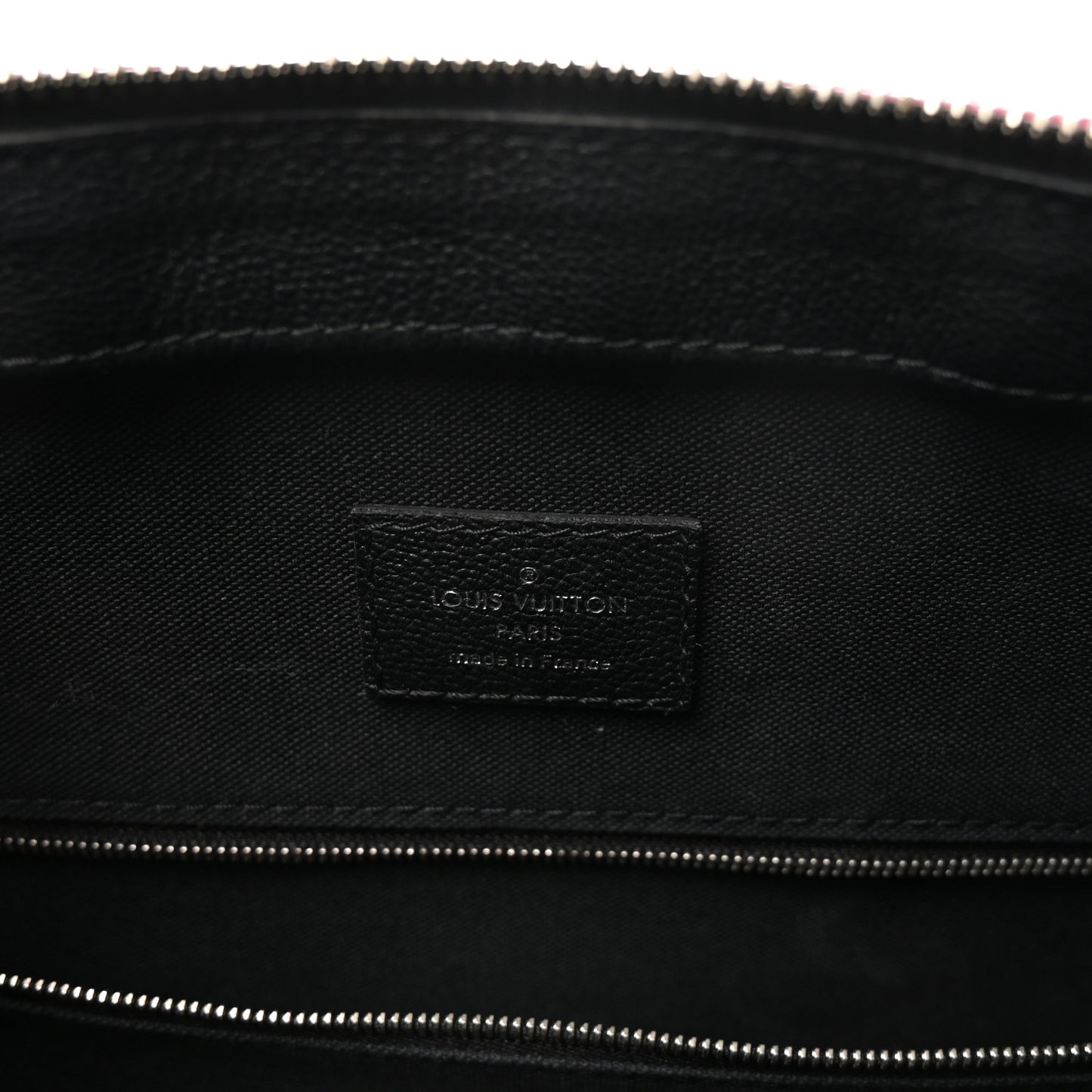 Epi Vaneau GM Black Hot Pink