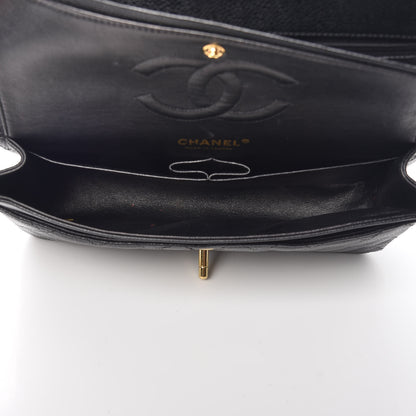 Chanel Caviar Quilted Medium Double Flap Black 6 of 11