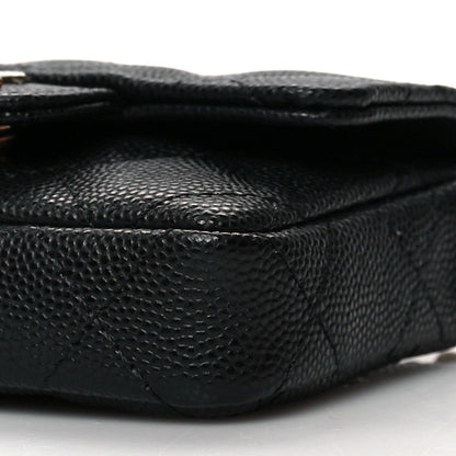 Chanel Caviar Quilted Mini Chain Belt Bag Black 10 of 10