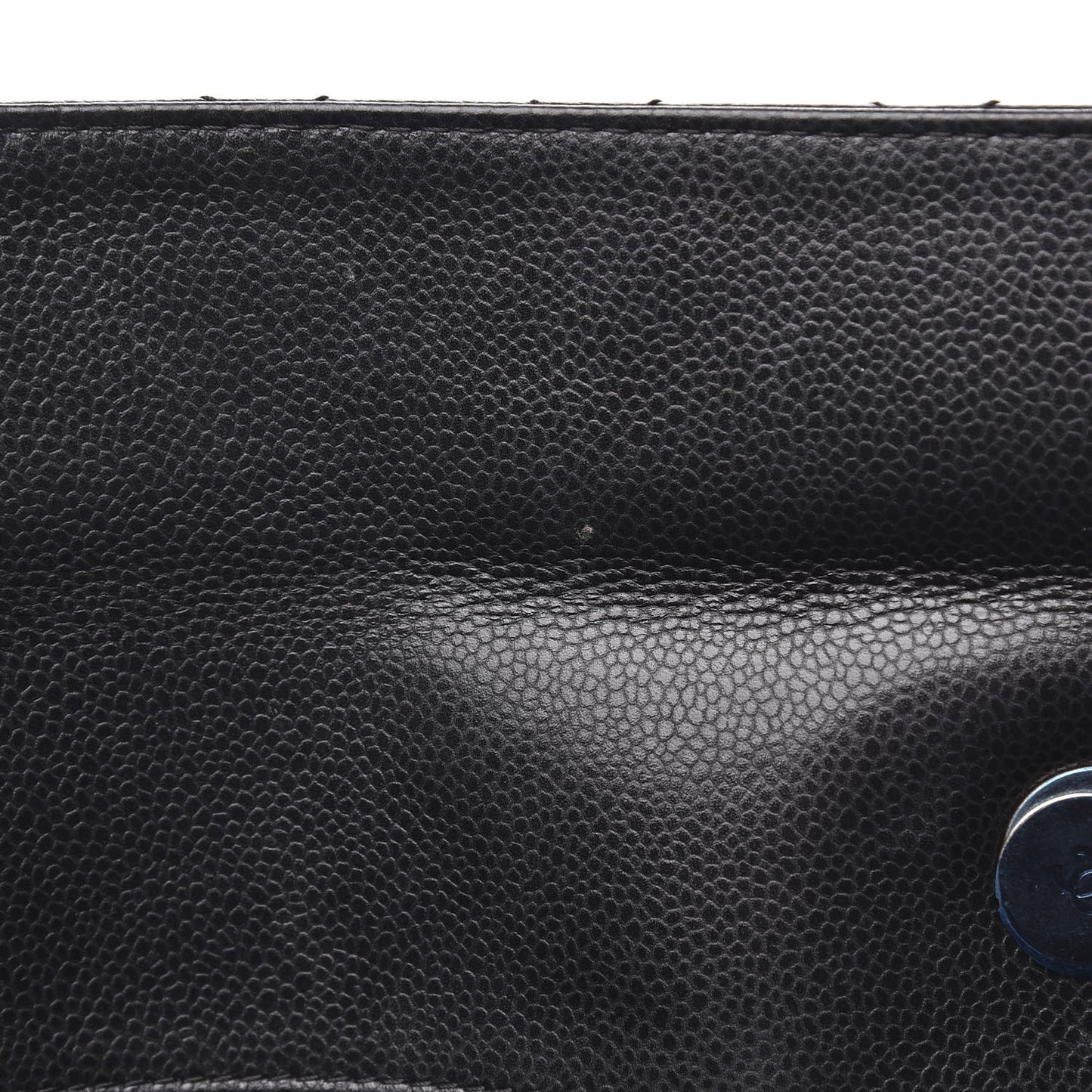 Caviar Quilted City Shopping Tote Black