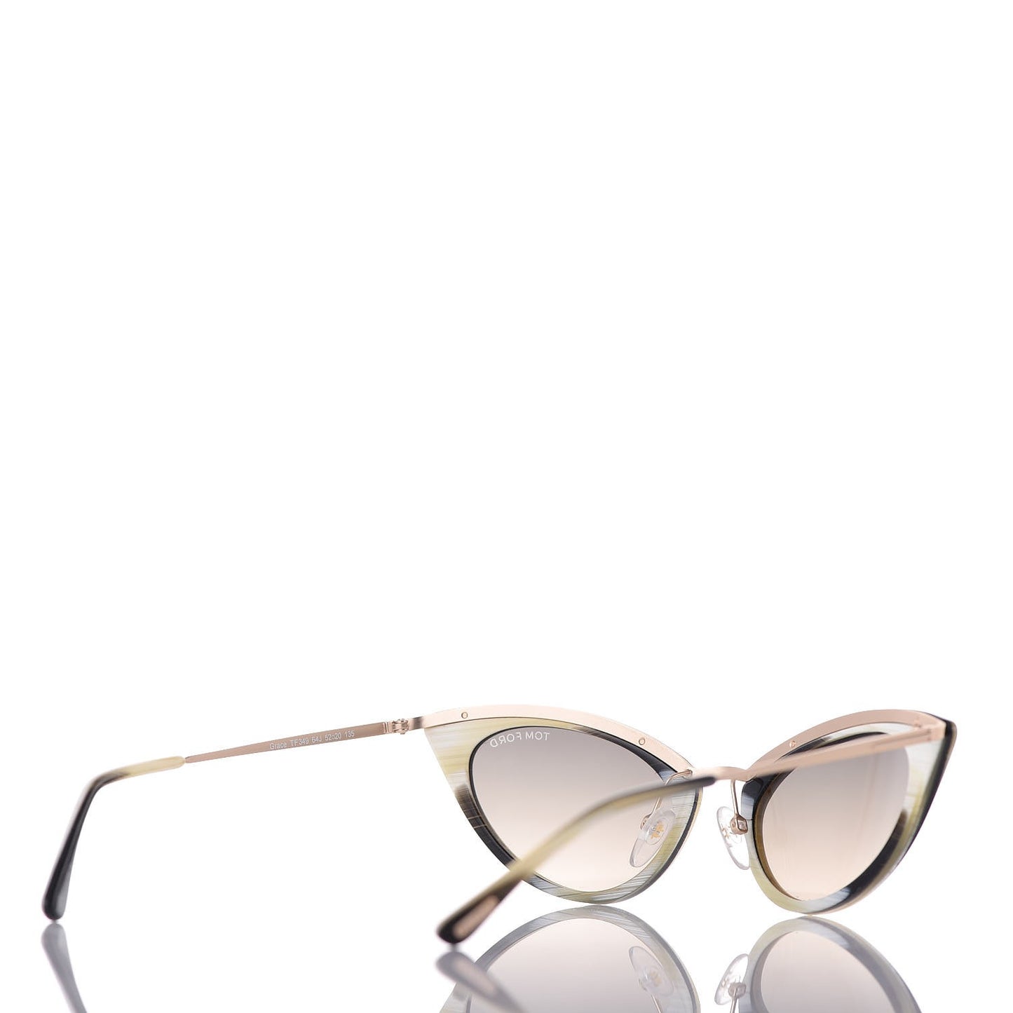 Grace Cat Eye Sunglasses TF349 Green