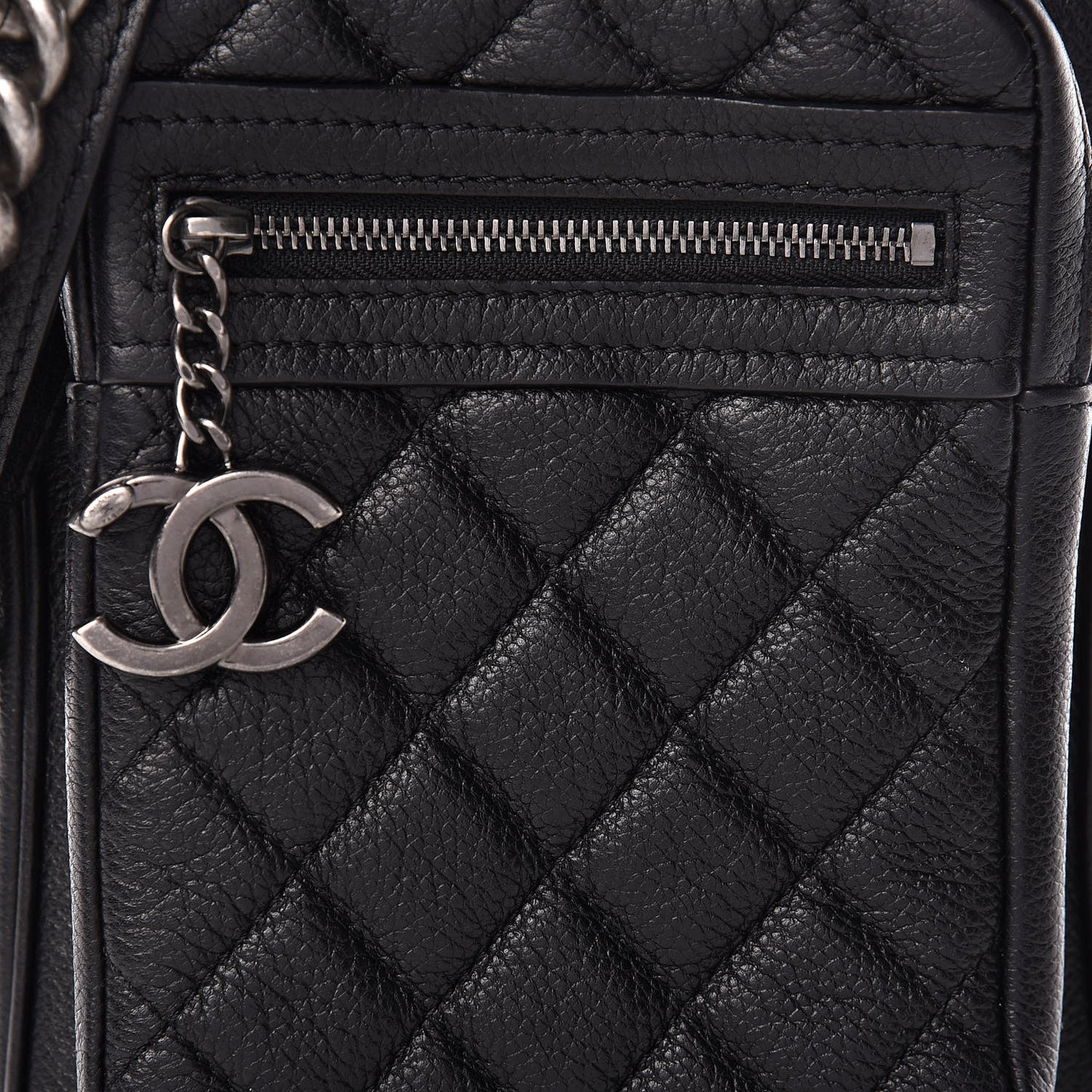 Calfskin Camera Case Black