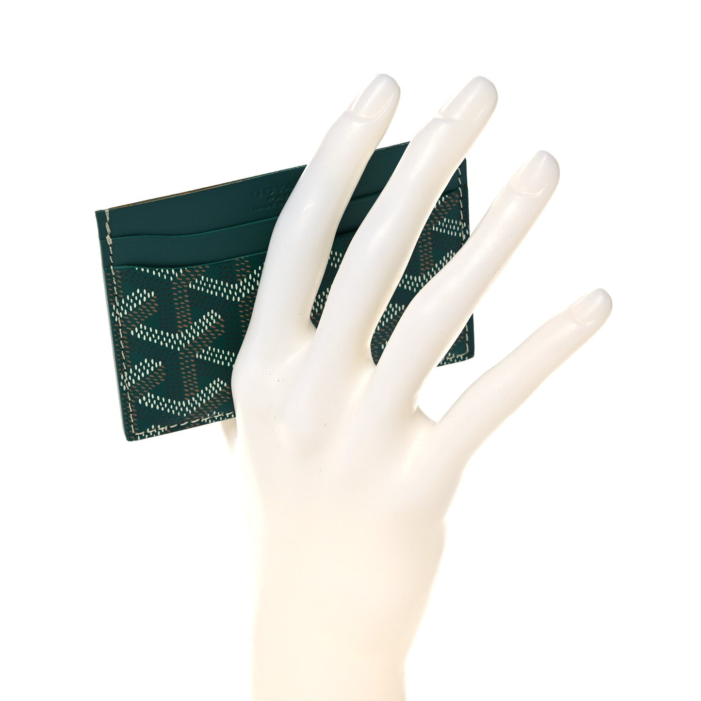 Goyardine Saint Sulpice Card Holder Green
