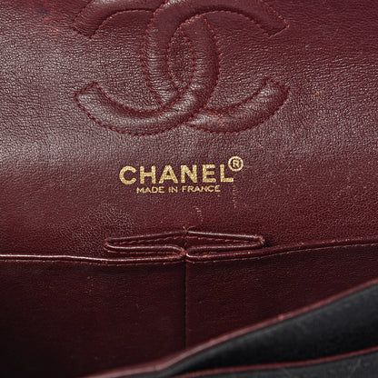 Chanel Jersey Quilted Small Double Flap Black 6 of 13
