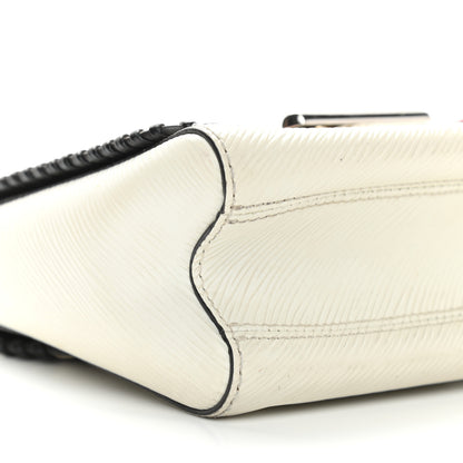 Louis Vuitton Epi Embroidered Twist Shoulder Bag PM White 10 of 13