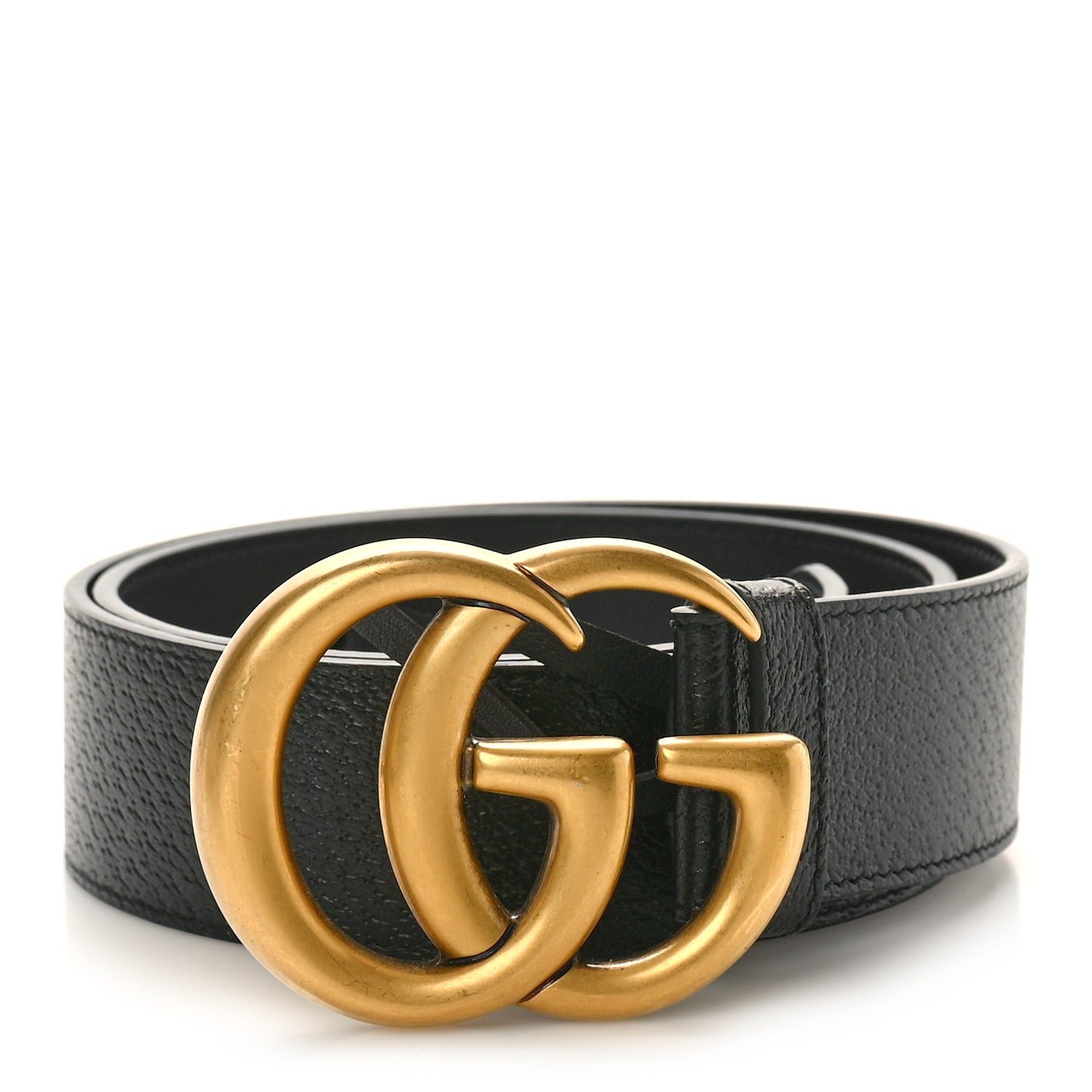 Textured Calfskin Double G 40mm Belt 75 30 Black