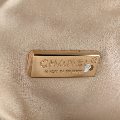 Chanel Satin Chainmail Crystal Graffiti CC Messenger Bag Silver Multicolor 6 of 10