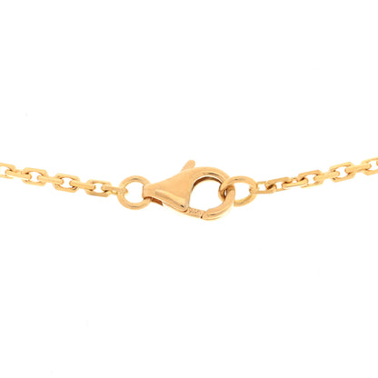 Cartier 18K Yellow Gold Diamond Interlocking LOVE Necklace 5 of 6