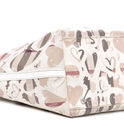 Burberry Nova Check Heart Tote White 8 of 18