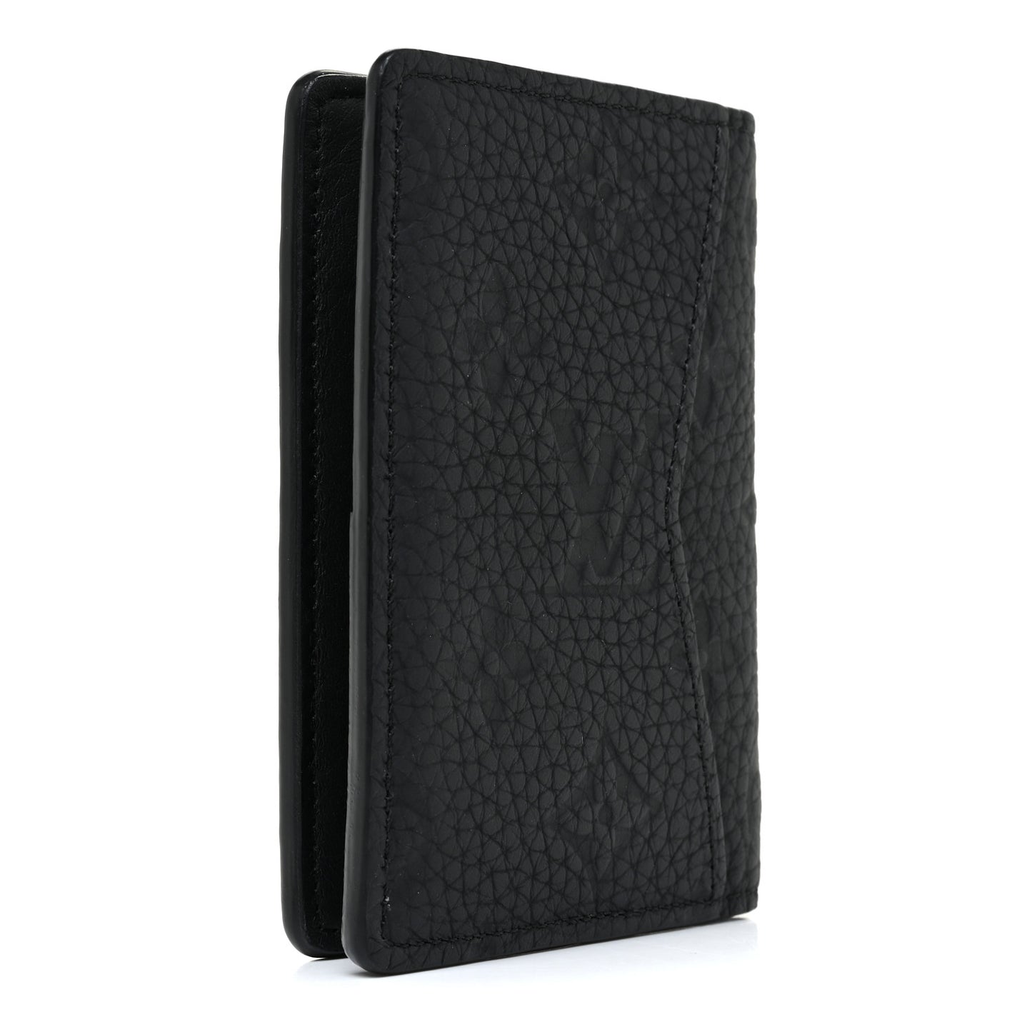 Taurillon Monogram Pocket Organizer Black