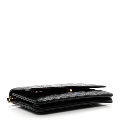 Chanel Caviar Quilted Wallet on Chain WOC Black 4 of 11