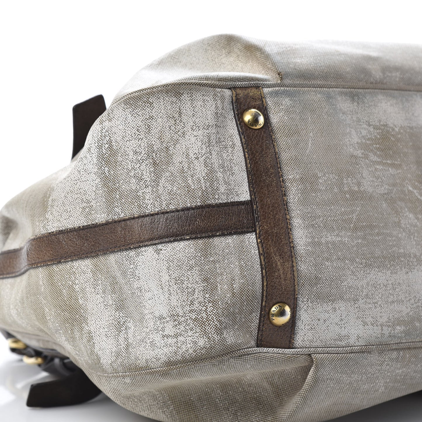 Jacquard Logo Tote Bruciato Cera